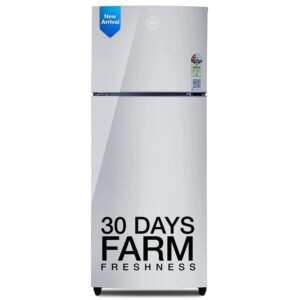 Godrej 223 L 2 Star Nano Shield Technology, Inverter Frost Free Double Door Refrigerator(RF EON 244B RI ST GL, Steel Glow)