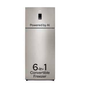 Godrej 472 L 2 Star With AI Tech, 2+1 Years Additional Warranty, 95%+ Food Surface Disinfection Inverter Frost Free Double Door Regalis Refrigerator (RF EON 474B RCI CH GD,...