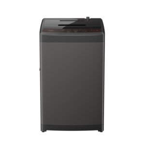 Haier 8 kg 5 Star Oceanus Wave Drum Fully-Automatic Top Load Washing Machine (HWM80-AE, Stainless Steel Drum, Near Zero Pressure, Magic Filter, Titanium Grey)