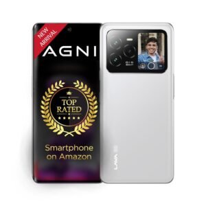 Lava Agni 3 5G (Pristine Glass, 8GB+128GB) | India's 1st dual AMOLED | Dimensity 7300X | 50MP Triple AI Camera | 66W Fast Charge,5000 mAh Battery | Clean UI | Free Replacement @...
