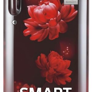 LG 185 L 5 Star Inverter Direct-Cool Single Door Refrigerator (GL-D201ASCU, Scarlet Charm, Base stand with drawer)