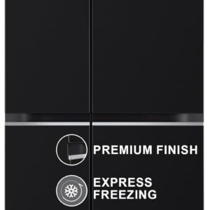 LG 655 L Frost Free Smart Inverter Double Door Side by Side Refrigerator (GL-B257HWBY, Western Black, Express Freezing | Multi Air-Flow)