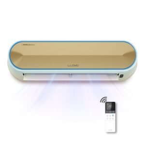 Lloyd Stellar 1.5 Ton 5 Star Wi-Fi Inverter Split AC (6 in 1 Expandable, Mood Lighting, In-Built Air Purifier, Direct Voice Command, Copper, White/Golden, GLS18V5FWGST, FREE...
