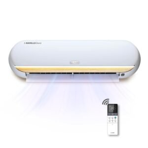 Lloyd Stellar Grace 1.5Ton 5 Star Wi-Fi Inverter Split AC (6 in 1 Expandable,Mood Lighting, In-Built Air Purifier, Direct Voice Command, White & Warm Grey with Wooden Finish,...