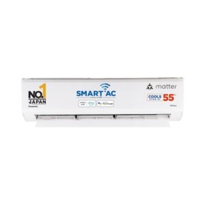 Panasonic 1.5 Ton 5 Star Premium Wi-Fi Inverter Smart Split AC (Matter Enabled, Higher Airflow, Copper Condenser, 7in1 Convertible, True AI, 4-Way, PM 0.1 Filter,...