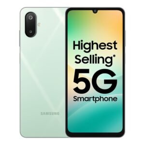 Samsung Galaxy M06 5G (Sage Green, 4GB RAM, 128 GB Storage) | MediaTek Dimensity 6300 | AnTuTu Score 422K+ | 12 5G Bands| 25W Fast Charging | 4 Gen. of OS Upgrades | Without...