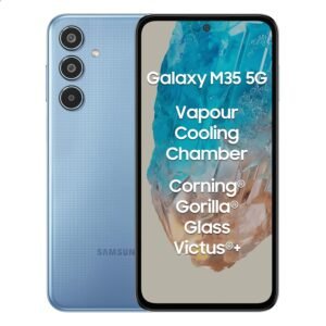 Samsung Galaxy M35 5G (Daybreak Blue,6GB RAM,128GB Storage)| Corning Gorilla Glass Victus+| AnTuTu Score 595K+ | Vapour Cooling Chamber | 6000mAh Battery | 120Hz Super AMOLED...