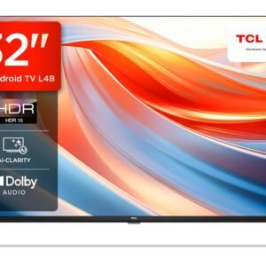TCL 79.97 cm (32 inches) Metallic Bezel-Less HD Ready Smart Android LED TV 32L4B (Black)