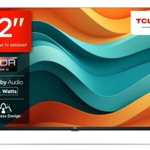 TCL 79.97 cm (32 inches) Metallic Bezel-Less S Series FHD Smart Android LED TV 32S5500AF (Black)